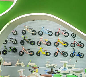 Bicicleta de Equilibrio con Diseño de Dinosaurio, Cuadro de Nailon, Neumáticos Inflables Internos y Externos, Sin Pedales, Bicicleta de Entrenamiento de Empuje - Product Image 6