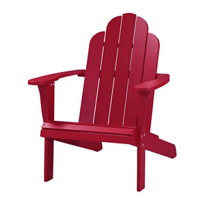 Chaise Adirondack en bois de pin de Nouvelle-Zélande, écologique, non finie, portable, empilable, pour cour, espace vert, robuste, durable - Product Image 2