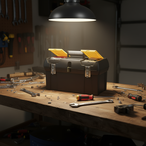 Caja de Herramientas Serie 2000 con Bisagra Metálica, 2 Bandejas Organizadoras, Organizador de Almacenamiento - Product Image 3