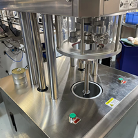 Machine de scellage semi-automatique à pression négative pour boîtes de conserve non rotatives, pour boîtes de conserve alimentaires, pour animaux de compagnie et en plastique