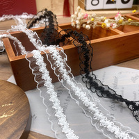 Ruban élastique en nylon à bord ondulé effet écailles de poisson, idéal pour robes de mariée, vêtements, rideaux et projets DIY personnalisés - Vente en gros usine
