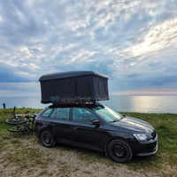 Tente de toit d'aventure à coque dure promotionnelle Abs Shell Dach Zelt Camping Camping Petite tente de toit de voiture pour le camping