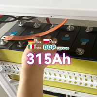 Batterie au phosphate de fer et de lithium LiFePO4 prismatique de qualité A, CEG 3.2V 315Ah, pour stockage d'énergie solaire domestique hors réseau