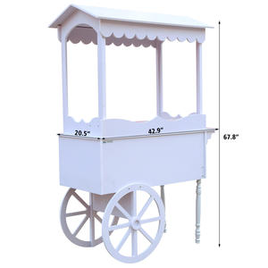 Carrito de Helados Móvil Moderno Más Vendido, Hermoso Carro de Venta de Dulces con <span class=keywords><strong>Globos</strong></span> <span class=keywords><strong>para</strong></span> Decoración de Bodas y Cumpleaños - Product Image 6
