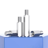 Aluminum Alloy Single-Head Hexagonal Stud M3M6 Fastener Support Isolation Column Chassis Motherboard Column Screw Connection MD