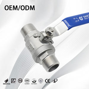 Paslanmaz çelik 201/304/316 endüstriyel OEM/ODM ANSI yüksek basınç akış kontrolü su için dişli 2 adet küresel vana - Product Image 6