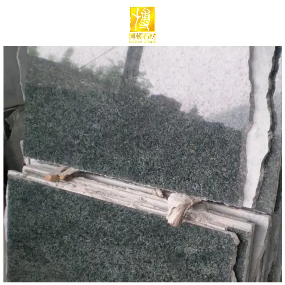 BOTON STONE Chinesischer Großhandels preis Polierte Bodenfliesen Küchen platte Grüne Granitplatten