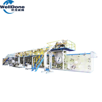 Welldone Full Servo Automatische Windel herstellungs maschine für Erwachsene/Babys zum besten Preis made in China