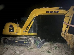 Miniexcavadora usada 7T Komatsu PC70, trabajos de explotación minera, maquinaria especial que se vende bien en Egipto - Product Image 2