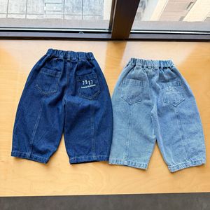 <span class=keywords><strong>Jeans</strong></span> Casual da Bambino con Stampa e Tasca Posteriore, Moda Autunno 2026, Vendita all'Ingrosso - Product Image 4