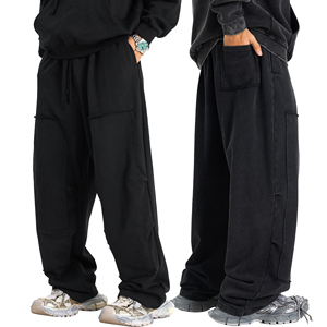 T-shirt court à manches courtes Streetwear Boxy Snow Wash Distressed Basic - Product Image 3