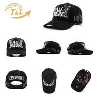 4UGEAR, venta al por mayor, logotipo bordado 3D personalizado, 4U, 5 paneles, Gorras de béisbol, gorras Snapback con logotipo personalizado, gorras de papá para hombres