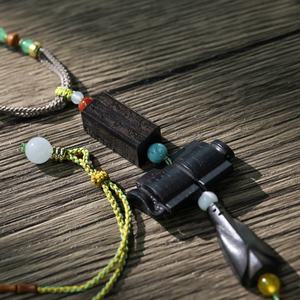 Colgante Tradicional de Madera de Ébano Consecrada para Proteger del Mal, Amuleto Protector para la Protección del Hogar - Product Image 3