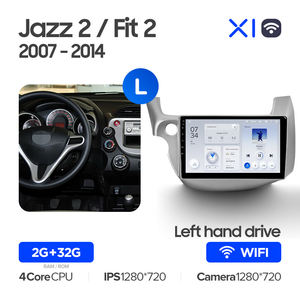 Teyes เครื่องเล่นดีวีดี X1สำหรับรถยนต์ <span class=keywords><strong>Honda</strong></span> <span class=keywords><strong>JAZZ</strong></span> 2 GG 2008 - 2014 Fit 2 <span class=keywords><strong>Ge</strong></span> 2007-2014นิ้วเครื่องเล่นดีวีดีในรถยนต์หน้าจอสัมผัส - Product Image 3