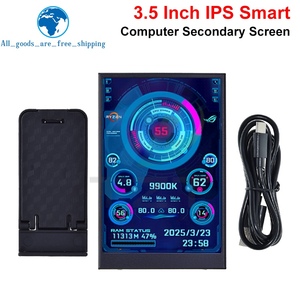 3.5 นิ้ว IPS TYPE-C หน้าจอรองคอมพิวเตอร์ CPU GPU RAM HDD จอภาพ USB สำหรับ <span class=keywords><strong>AIDA64</strong></span> พร้อมสาย USB - Product Image 2