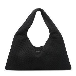 Bolso de Hombro Hecho a Mano, Estilo Casual 2025, Gran Capacidad, Color Sólido, Geométrico, Simple - Product Image 6