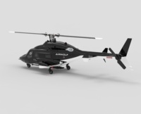 Hélicoptère armé Air Wolf F02S à l'échelle 1:34, 9 canaux, GPS intelligent, simulation 6G sans air