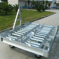7T Aircraft GSE Container Dolly Airport Pallet Aviation Dolly pour transport spécial