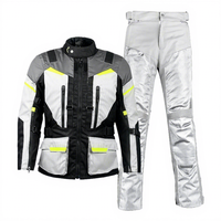 Combinaison de moto personnalisée imperméable, respirante, ignifuge, grande taille, veste et pantalon, imprimé technique, vêtements de course de motocross