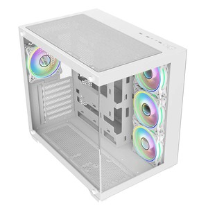 Cloudcool E-Sports Full Tower Desktop <b>Computer</b> Case Wide Body Chassis Tempered Glass Sea View Room Supports ATX Stock - Product Image 4