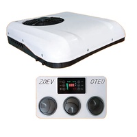 Climatiseur de stationnement universel 24V/12V pour camions, camping-cars et voitures avec capacité de refroidissement de 7000 à 10000 BTU, compresseur électrique à spirale