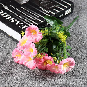 Oferta Especial: Ramo de Flores Artificiales Wangzu FPB1035 de 10 Cabezas y 35 cm, Tacto Real, Petunia de Seda Moderna para Hogar, Comercios e Interiores - Product Image 4
