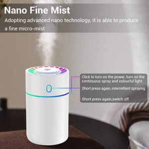 Nouvel Arrivage en Gros : Mini Humidificateur Ultrasonique Portable USB pour Voiture et Maison, Diffuseur d'Intérieur/Extérieur avec Veilleuse Colorée - Product Image 3