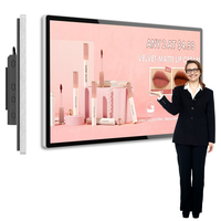 Display LCD Digitale da Parete con Cornice Ultra Sottile da 43/49/55/65 Pollici 2K con Sistema di Gestione Contenuti