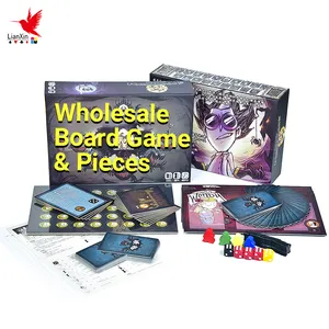 Tablero de juego de mesa impreso OEM personalizado de alta calidad, juegos de cartas de papel ecológicos para entretenimiento familiar