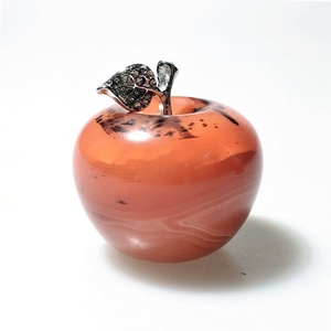 Nuevo Producto Natural tallado de piedras preciosas <span class=keywords><strong>jaspe</strong></span> rojo Jade de Apple para la decoración del hogar - Product Image 2