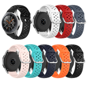 20mm 22mm bracelets en Silicone bracelet de remplacement pour <span class=keywords><strong>Samsung</strong></span> <span class=keywords><strong>Watch</strong></span> 5 4 3 <span class=keywords><strong>Active</strong></span> 3 <span class=keywords><strong>2</strong></span> - Product Image 1