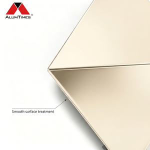 แผ่นตกแต่งผนังภายนอกอาคารอะลูมิเนียมฉลุลายด้วยเลเซอร์สำหรับบ้าน  แผงโลหะสีทองแบบเจาะรูสำหรับกันลม - Product Image 3