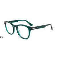 Nouvelle mode de lunettes de lentilles optiques lunettes en acétate à monture épaisse lunettes de vue en gros