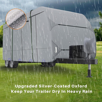 Housse de camping-car personnalisée en tissu Oxford, anti-poussière et imperméable, pour camping-car et caravane
