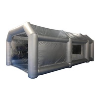 Tente de Garage gonflable Portable, usine personnalisée, prix bon marché, extérieur, abri d'auto gonflable, cabine de peinture en aérosol, tente à vendre