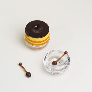 Pot à lèvres mignon à rabat de 6 g, petit pot à miel, flacon à rouge à lèvres, pot à gloss, boîte à baume à lèvres avec cuillère - Product Image 6