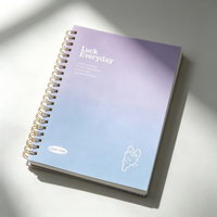 Carnet à spirale A5 Kawaii, carnet à spirale double fil, carnets à spirale en gros pour l'écriture quotidienne des étudiants et des enfants