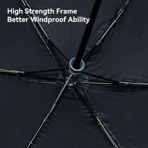 Promotional Mini 3 <b>Folding</b> Umbrella Custom Logo Sunshade Portable Automatic Umbrella for the Rain - Product Image 6