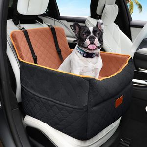 Luxo Dobrável Dog <span class=keywords><strong>Car</strong></span> Seat Booster Alta Densidade Soft Plush Anti-Slip Quente Estilo Elegante Pet <span class=keywords><strong>Car</strong></span> Seat <span class=keywords><strong>Bed</strong></span> Belt Lavável - Product Image 6