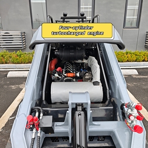 Minicargadora con Dirección Deslizante, Múltiples Accesorios, para Construcción de Ingeniería, Carga de 1500 kg, Motor Diésel - Product Image 4