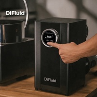 Extracteur de fumée pour torréfacteur de café DiFluid AirWave Advanced, design tactile sécurisé, auto-nettoyant, éliminateur de fumée