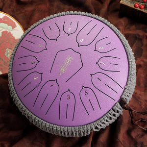 Tambor <span class=keywords><strong>de</strong></span> Lengüetas <span class=keywords><strong>de</strong></span> Acero Hluru <span class=keywords><strong>de</strong></span> 15 Notas y 14" para Terapia <span class=keywords><strong>de</strong></span> Sonido Étnico, Instrumento <span class=keywords><strong>de</strong></span> Percusión con Accesorios para Meditación y Relajación - Product Image 4