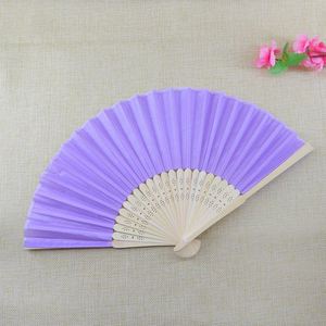 Wholesale Custom Personalized Large Wedding Nylon Folding Hand Fan Painted Flower Style for Promotional Use - Product Image 2