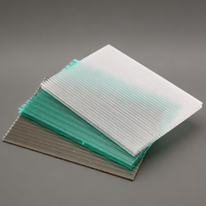 Plaque de <span class=keywords><strong>polycarbonate</strong></span> <span class=keywords><strong>alvéolaire</strong></span> transparente anti-UV 6mm 8mm 10mm 12mm pour toiture, serre et panneaux solaires, découpe sur mesure - Product Image 2