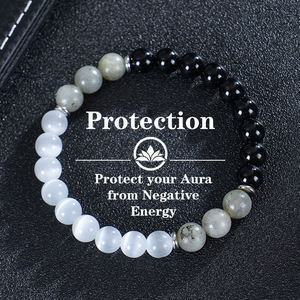 Quartz Rose à la mode améliore la bonne Fortune Bracelet équilibre intérieur nouveaux débuts Bracelet en cristal cadeau parfait pour un nouvel emploi - Product Image 2