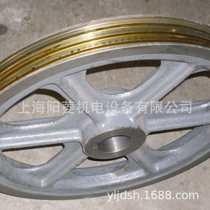 Roue de guidage d'ascenseur Mitsubishi 6-8-320 avec roulement pour support de câble en acier - Product Image 5