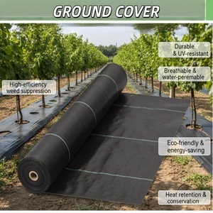 Toile de paillage anti-mauvaises herbes pour l'aménagement paysager, tissu de couverture du <span class=keywords><strong>sol</strong></span> résistant aux UV pour l'horticulture et l'agriculture - Product Image 2
