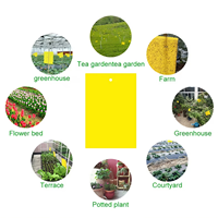 Lanpai Wegwerp Ecologisch 20*10 cm Gele Lijm Plaagvliegplaat voor het Vangen van Vliegende Plantenmuggen, Fruitvliegen en Insecten