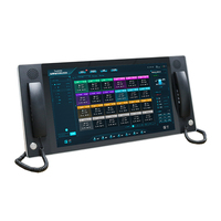 Répartiteur d'appel d'urgence SIP Console Microphone Opérateur de salle de contrôle de métro Système d'interphone de diffusion pour le contrôle de métro