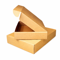 Boîte d'emballage pour pizza carrée en kraft mat, pliable, réutilisable et biodégradable, pour boulangerie, restaurant, livraison et traiteur